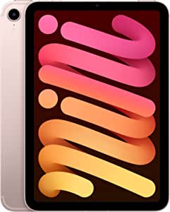 2021 Apple iPad mini (8.3-inch, Wi-Fi + Cellular, 64GB) - Pink (6th Generation)