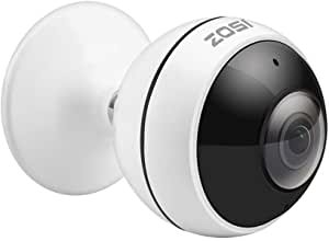 ZOSI 3MP Ultra HD 360 Full Degree View angel CCTV Wireless IP Camera, WiFi Panoramic Fisheye Video Surveillance Camera