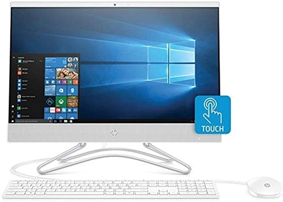 HP 22-c0002ne All-in-One Desktop - Intel Core i3-8130, 21.5-Inch Touch, 1TB, 4GB, 2GB VGA-GeForce MX110, Eng-Arb-KB, Windows 10, White