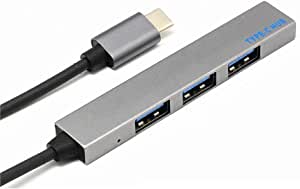 Tobo 3.1A Hub to USB-C OTG Type-C Adapter Dock for MacBook Pro Aluminium 4-in-1