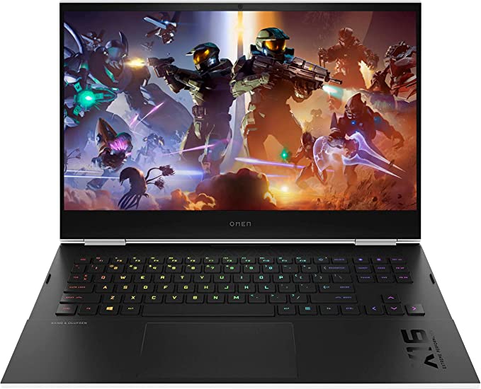 HP OMEN 16.1" QHD(2560 x 1440) 165Hz Gaming Laptop,11th Gen Intel 8-Core i7-11800H, GeForce RTX 3070, 16GB RAM, 1TB NVMe SSD, RGB Keyboard, Fast Charge, Thunderbolt, Ethernet, WiFi 6