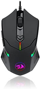 PSA 7200 dpi Wired Gaming Mouse, M601-RGB, CENTROPHORUS2 Redragon, Programmable Ergonomic Mouse for Desktop Laptop PC, COMPUTE & Stationery