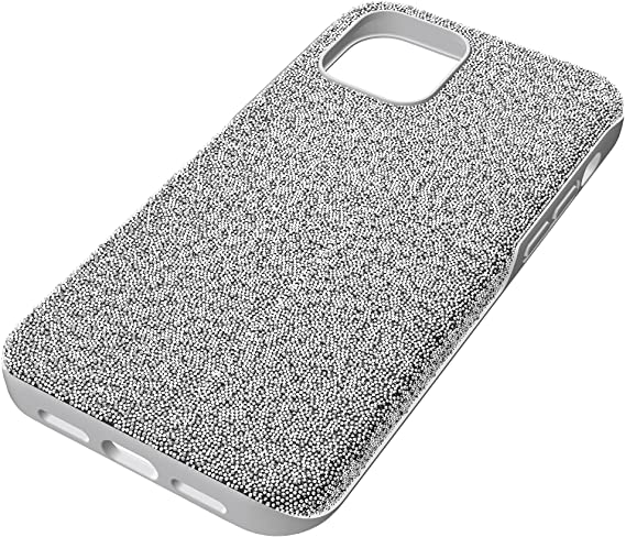 SWAROVSKI High Crystal Smartphone Case with Bumper, iPhone 12/12 Pro, Silver