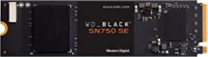 WD_BLACK SN750 SE 1TB PCIe Gen4 NVMe Gaming SSD, with up to 3,600MB/s read speed