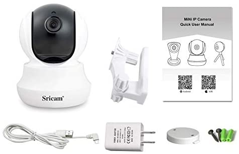 Sricam Plug and Play 720P PTZ HD/AP Hotspot/WIFI IP/CCTV Camera - SP020