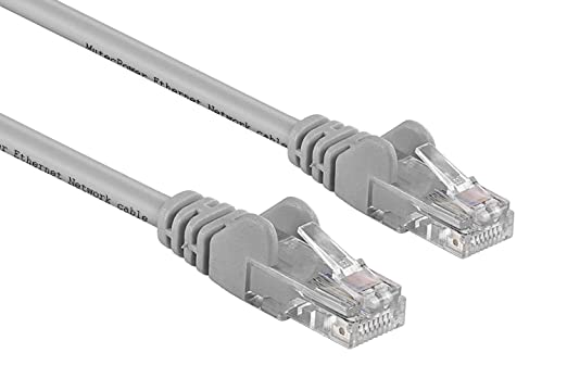 Power 20m Networking Cat6 Ethernet Cable with RJ-45 Plug - Grey - 20 meter