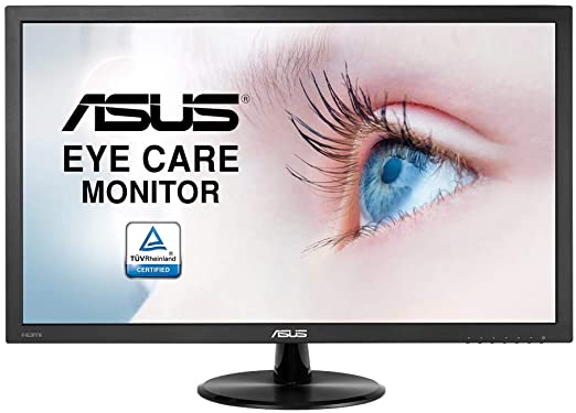 Asus Anti-Glare Full HD LED Monitor, Flicker Free, 23.6 Inch, Grey - VP247HAE