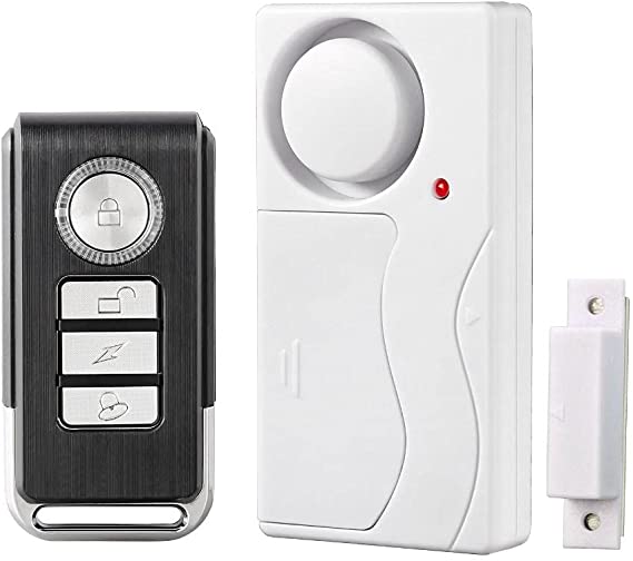 Wireless Magnet Sensor Alarm, With RC For Doors, Windows, Drawers and Offices