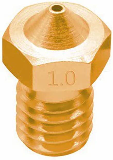 3D Printer V6 M6 Threaded E3D Brass Nozzle 1.0 mm