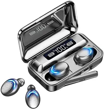 Wireless earbuds Bluetooth 5.0 earphones, TWS in-ear wireless earphones with microphone noise reduction IPX5 waterproof compatible with iPhone, Samsung, Huawei and mobile charging boxes