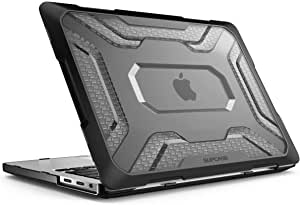SUPCASE Unicorn Beetle Series Case Designed for MacBook Pro 13 Inch (2020-2016 Release), Slim Rubberized TPU Bumper Cover with Touch Bar and Touch ID (Black)