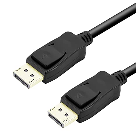 DisplayPort to DisplayPort 1.8M Cable, Benfei DP to DP Male to Male Cable Gold-Plated Cord, Supports 4K@60Hz, 2K@144Hz Compatible for Lenovo, Dell, HP, ASUS and More