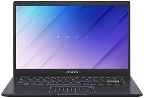 Asus E410MA-EK948T Laptop, Intel Celeron N4020, 4GB RAM, 256GB SSD, Intel UHD, 14 inch FHD, Win10- Peacock Blue