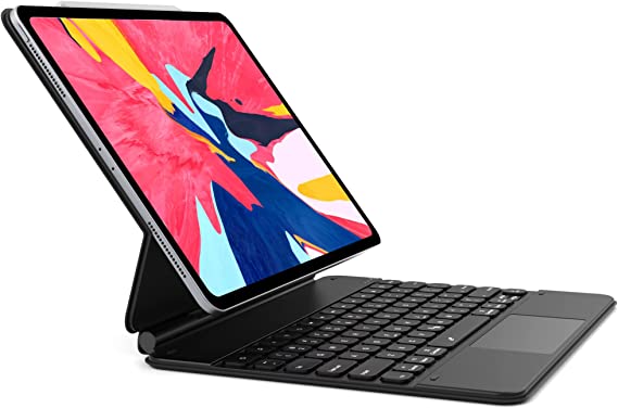 WIWU Magic Keyboard for 12.9 Inch iPad Pro (2021-5th Gen /2020-4th Gen/2018 3rd Gen), Floating Cantilever Design, Attaches Magnetically, Touchpad