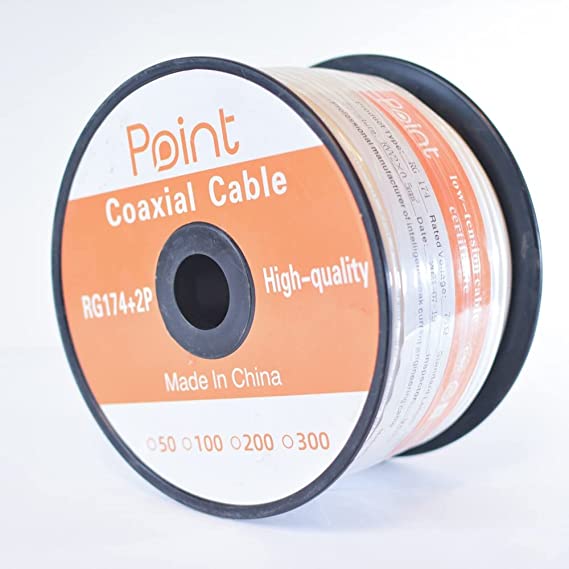 CCTV CAMERA CABLE RG174-50 M-POINT