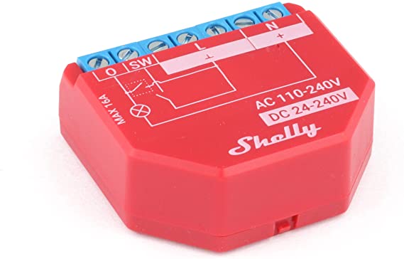 Shelly - Shelly PlusLine 1PM Plus Relay Switch with energy measurement - WLAN/Bluetooth