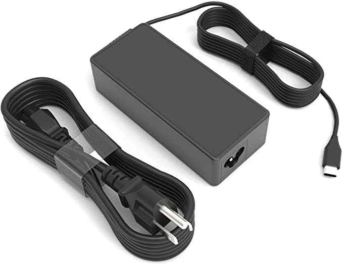 USB-C Laptop Charger 65W 45W for Lenovo Thinkpad Yoga Chromebook Charger:Chromebook 100e 500e 300e C330 S330/Thinkpad T490 T480 T480s T490s/Yoga A485 T590 C930 Ideapad 730s,Type C Adapter Power Cord.