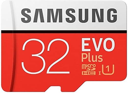 Samsung EVO Plus 32 GB microSDHC UHS-I U1 95 MB/s Full HD Memory Card with Adapter (MB-MC32GA)