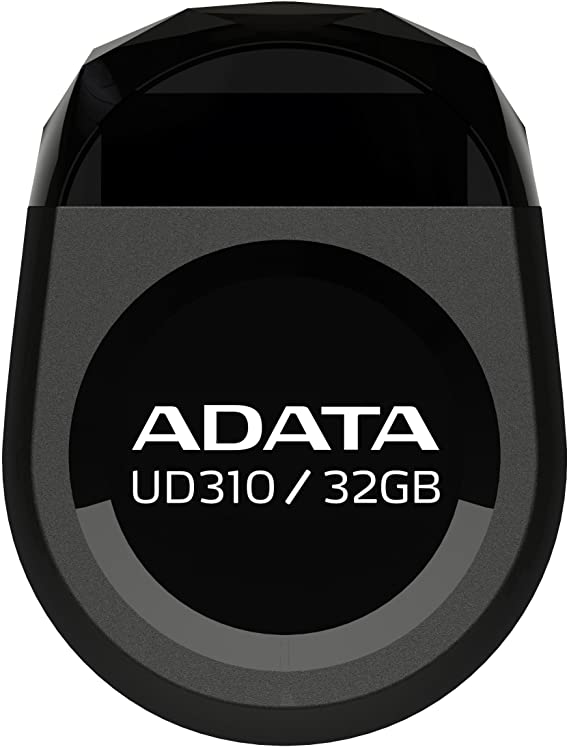 ADATA UD310 32GB USB 2.0 Jewel-Like Water Resistant Flash Drive , Black (AUD310-32G-RBK)