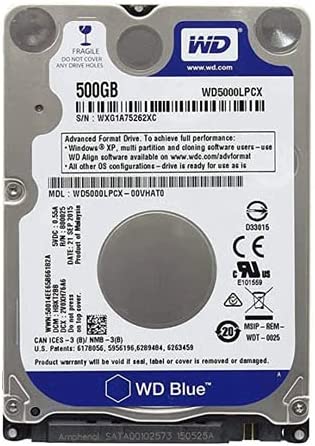 Western 500GB 2.5inch Laptop Internal Hard Drive