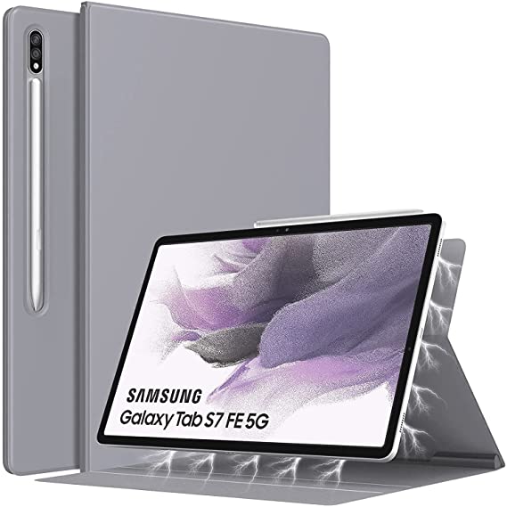 Samsung Book Cover EF-BT970 for Galaxy Tab S7 plus | Tab S7+ 5G (EF-BT970) - Grey (EF-BT970)