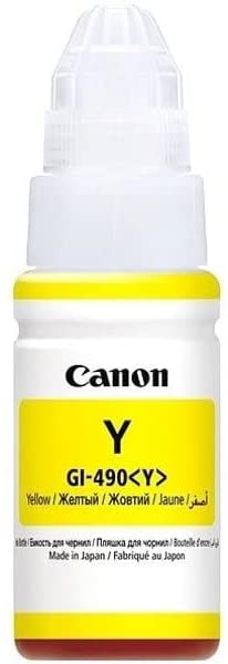 Canon Inkjet Cartridge Yellow GI490Y 0666C001AA – Middle East Version