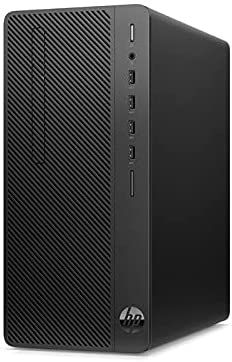 Desktop HP 290 G3 MicroTower PC - Intel Core i3-9100 - 4GB RAM DDR4-1TB HDD SATA - Intel UHD Graphics 630 - Keyboard & Mouse - DOS - Black