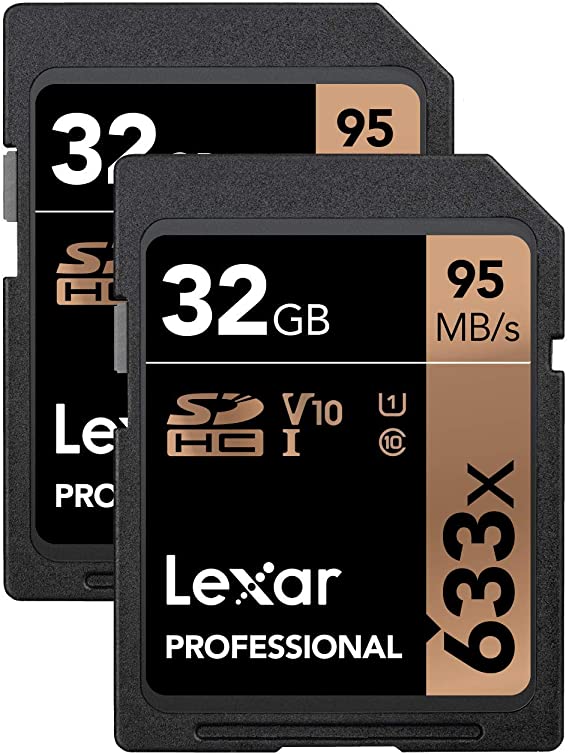 Lexar 32GB Professional SD Memory Card For Cameras 633X SD Card