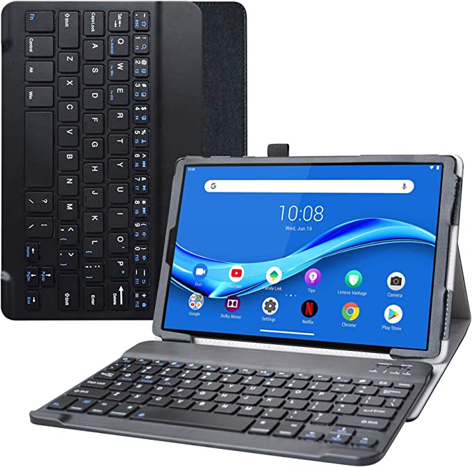 Samsung Galaxy Tab A7 Wireless Keyboard Case,Slim Stand Case Cover with Removable Magnetic Wireless Keyboard for 10.4" Samsung Galaxy Tab A7 10.4 (2020) T500 T505,Blue