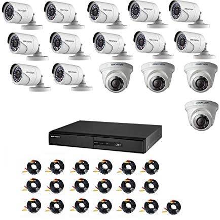 Hikvision CCTV Set with 16 Channel , DVR Camera without Vari , SKU 4.12 YN