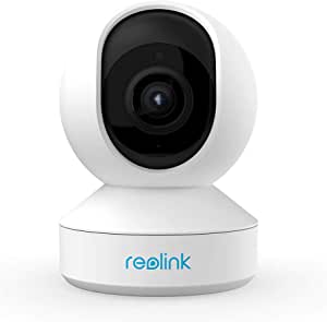 Reolink E1 Zoom 5MP Indoor Security Camera WiFi, 2.4GHz/5GHz Wireless IP Camera PTZ, Pan/Tilt and 3x Optical Zoom Baby Monitor Camera, Two-Way Audio, Night Vision and Remote Viewing