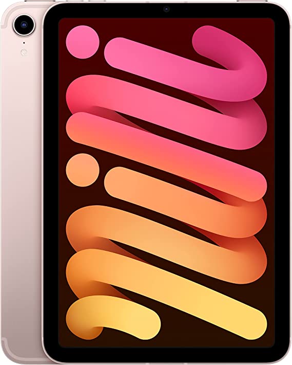 2021 Apple iPad mini (8.3-inch, Wi-Fi + Cellular, 64GB) - Pink (6th Generation)