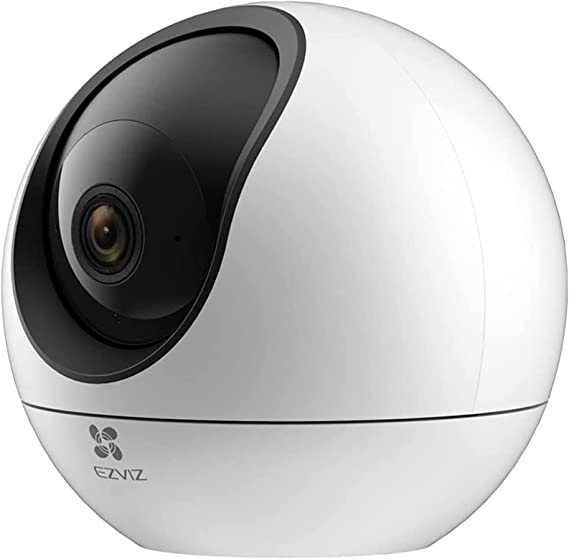 Ezviz 2K+ Ai Security Camera Indoor, Ai Powered Human/Pet/Crying Detection, Starlight Colour Night Vision, Auto-Zoom Tracking, Two-Way Audio&Calling, 2.4G/5G Wifi, Sd Card/Cloud Storage(C6)