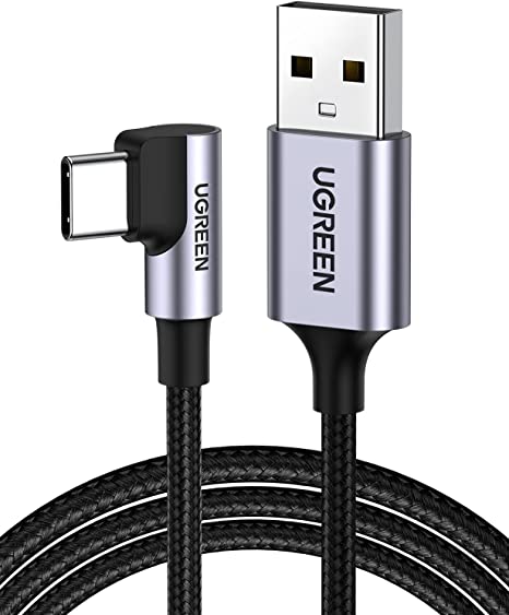 UGREEN USB C Cable Right Angle 90 Degree USB A to Type C Fast Charger