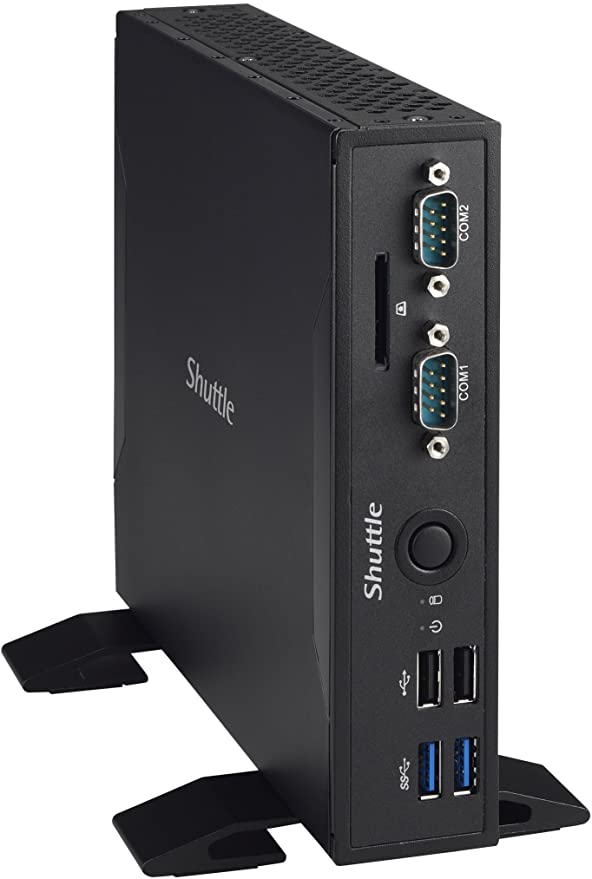 Shuttle XPC Slim DS77U3 Intel Kabylake i3-7100U, Fanless Design, Dual Gigabit LAN, Triple Video Output DDR4 SODIMM Max 32GB