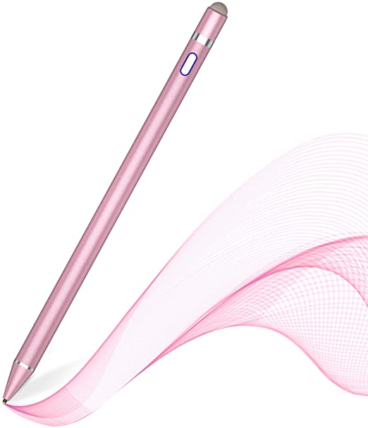 Active Stylus Pen for Touch Screens, Dual Pen Tips for iOS & Android Drawing & Writing, High Precise Digital Pencil for Apple iPhone 13/12/11/X/8/7/6, iPad Air/Pro/Mini, Phone/Tablet/Samsung/Kindle