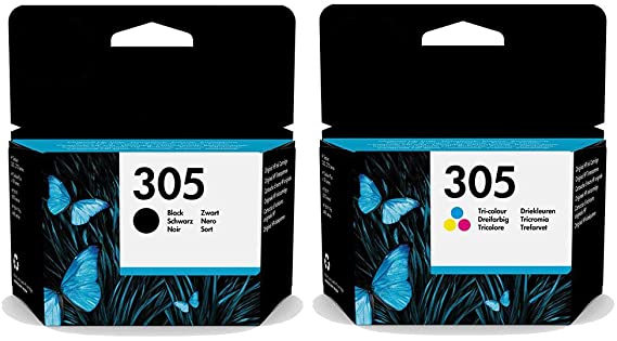 Compatible Ink cartridge set for HP 305 Black & Colors