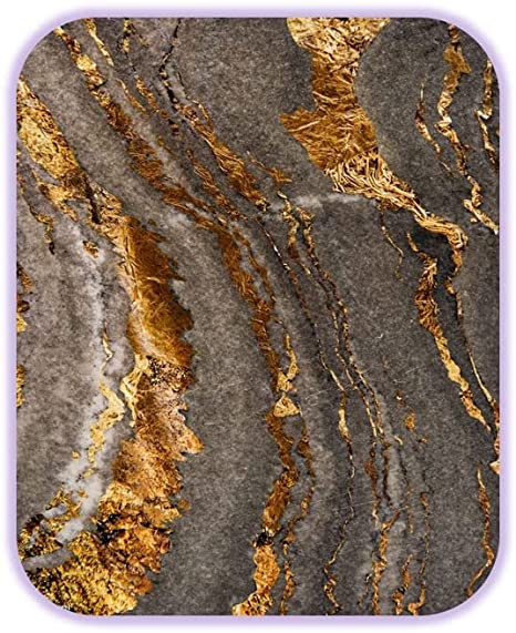 Creative Handcraft Mouse Pad from Creative Handcraft - Pure Rubber Mousepad - Gold Marble