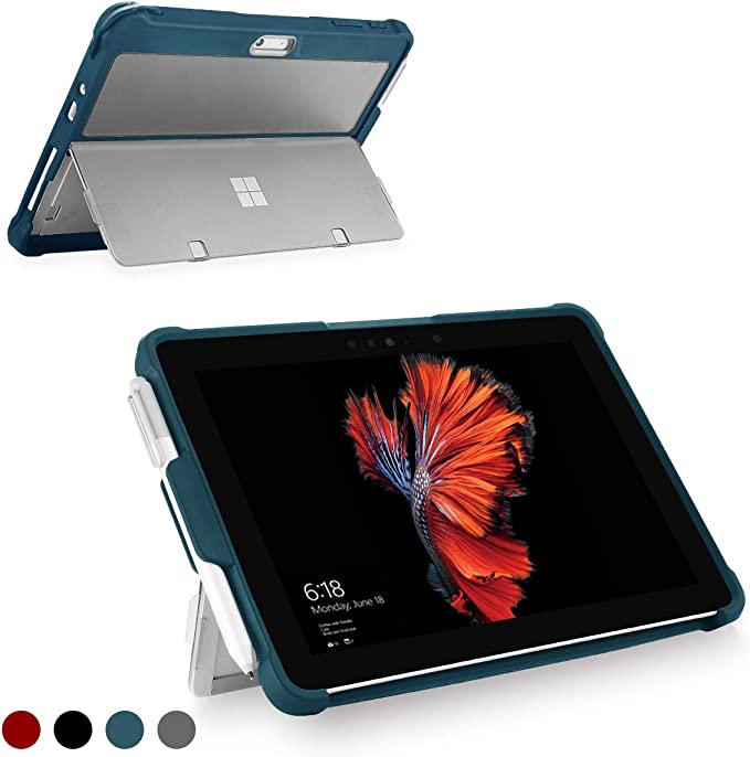 Youtec for Surface Go 3 Case Surface Go 2 Case, Surface Go Case, Shockproof Rugged Folio Surface Go 3/ Go 2/ Go Protective Case Cover Compatible with Microsoft Surface Go 2/ Go 3/ Go 10 inch Tablet