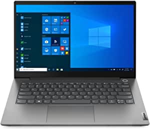 ThinkBook 14 G2 ITL Laptop - 11th Intel Core i5-1135G7, 8 GB RAM , 256 GB PCIe NVMe SSD, Intel Iris Xe Graphics, 14" FHD (1920x1080) TN 220nits Anti-glare, Fingerprint, Dos - Aluminium Mineral Grey