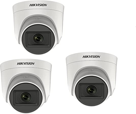 IRPL HIKVISION CCTV Camera DS-2CE76H0T-ITPFS Ultra-HD IR CCTV Dome Camera, 5MP (DS-2CE76H0T-ITPFS ( Pack of 3 ))