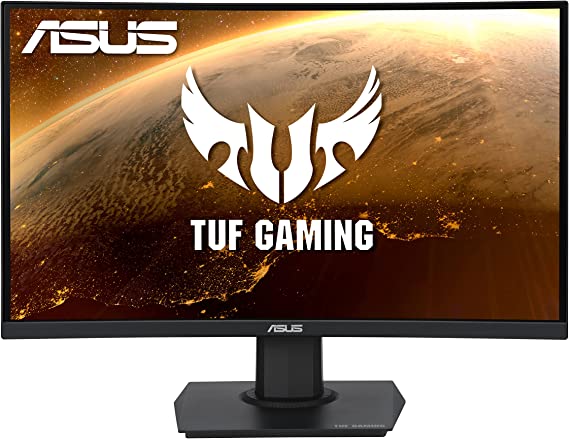 ASUS TUF Gaming 23.6" Widescreen VA LED Black Multimedia Curved Monitor (1920x1080/1ms/2xHDMI/DP)