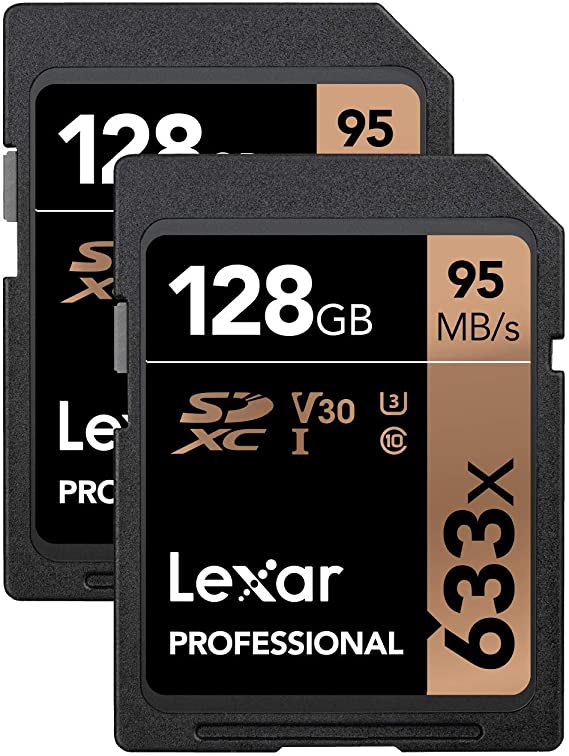 Lexar Professional 633x 32GB SDHC UHS-I Card w/Image Rescue 5 Software - LSD32GCB1NL633 rose 128GB 2 Pack