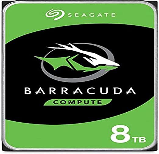 Seagate BarraCuda 8TB Internal Hard Drive HDD – 3.5 Inch SATA 6 Gb/s 5400 RPM 256MB Cache for Computer Desktop PC – Amazon Exclusive - Frustration Free Packaging (ST8000DMZ04)