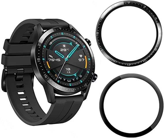 【3 Pack】 HD Clear Shatter Proof Screen Protector Compatible with Huawei Watch GT2 42mm, 【Full Coverage】 Anti-Scratch Ultra-Thin 3D Curved Edge Soft Smart Watch Protective Film (Not Tempered Glass)