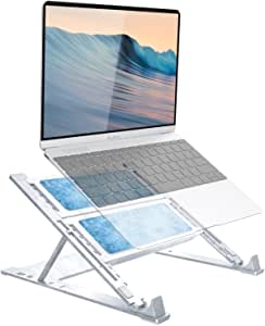 Thermoelectric Coolers (TECs) Laptop Cooling Stand Cooler, Adjustable Ergonomic Laptop Cooling Holder, Foldable Notebook Stand Laptop Riser, Support Up to 16” Gaming Notebook Computer, Aluminum