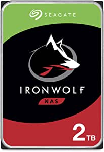 Seagate HDD Internal 2 TB IronWolf SATA 3.5 Computer Hard Disk Drive - Silver