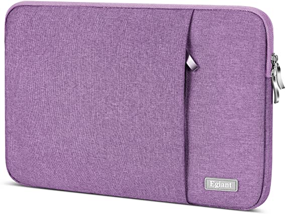 Laptop Sleeve 15.6 inch,Egiant Water resistant Protective Fabric Notebook Case Bag for Asus F555LA/MB168B/X551,Acer Aspire/Chromebook 15,Dell Inspiron,15.6" HP Toshiba Lenovo Samsung Computer(Purple)