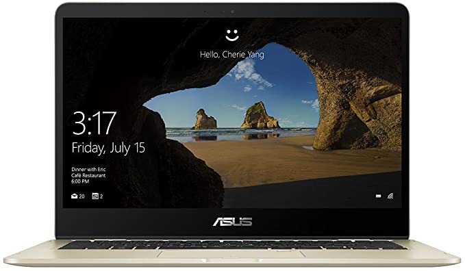 Asus ZenBook Flip 14 UX461UN-E1022T 2-in-1 Laptop - Intel Core i7-8550U, 14-Inch FHD Touch, 512GB, 16GB, 2GB VGA-MX150, Eng-Arb-KB, Windows 10, Gold