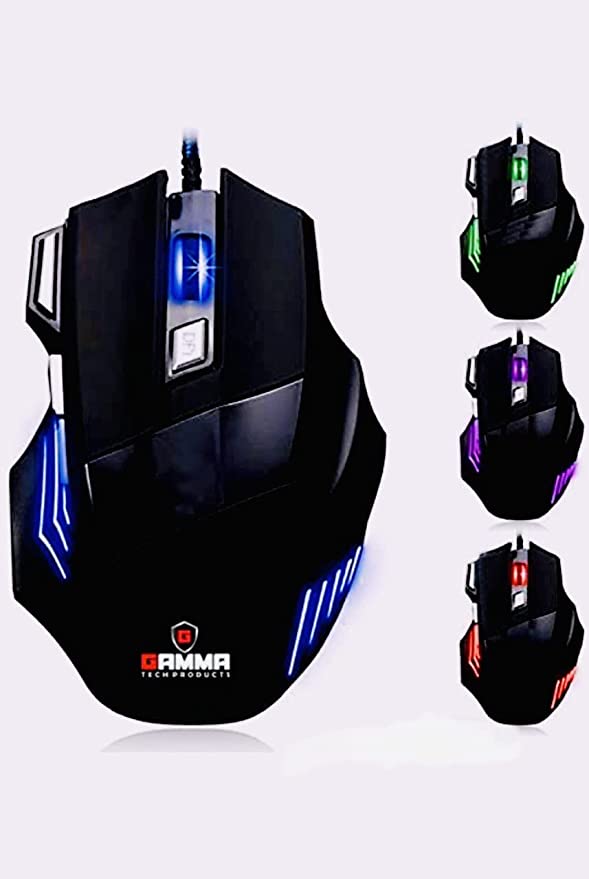 Gamma Gamma ultra speed RGB gaming mouse with 3200 DPI m-810 Gaming Mouse